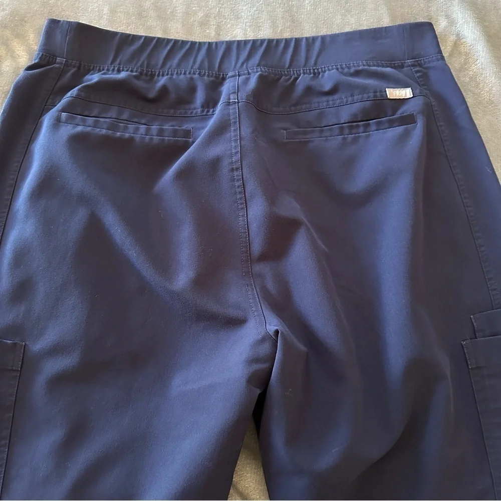 Figs Technical Collection Navy Blue Straight Leg Men's Scrub Pants Size XL